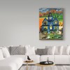 Trademark Fine Art Cheryl Bartley 'Blue House Of Frankenstein' Canvas Art, 14x19 ALI41139-C1419GG